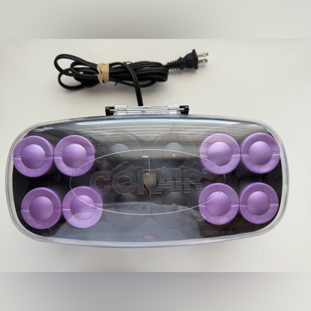 Conair Extreme Heat Flocked Jumbo Super Rollers with Pins - no clips